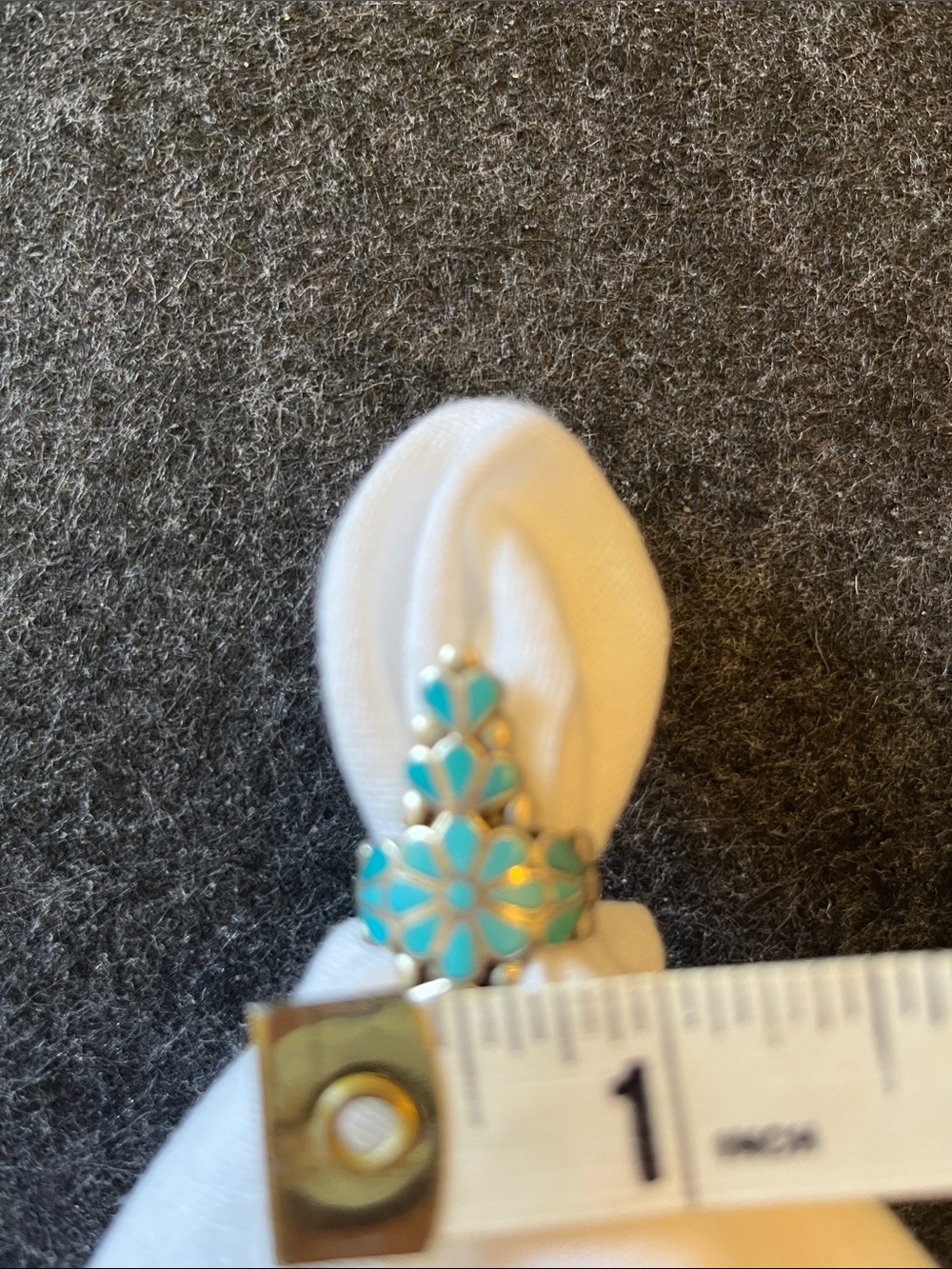 TURQ SILVER RING - Picture 4 of 5
